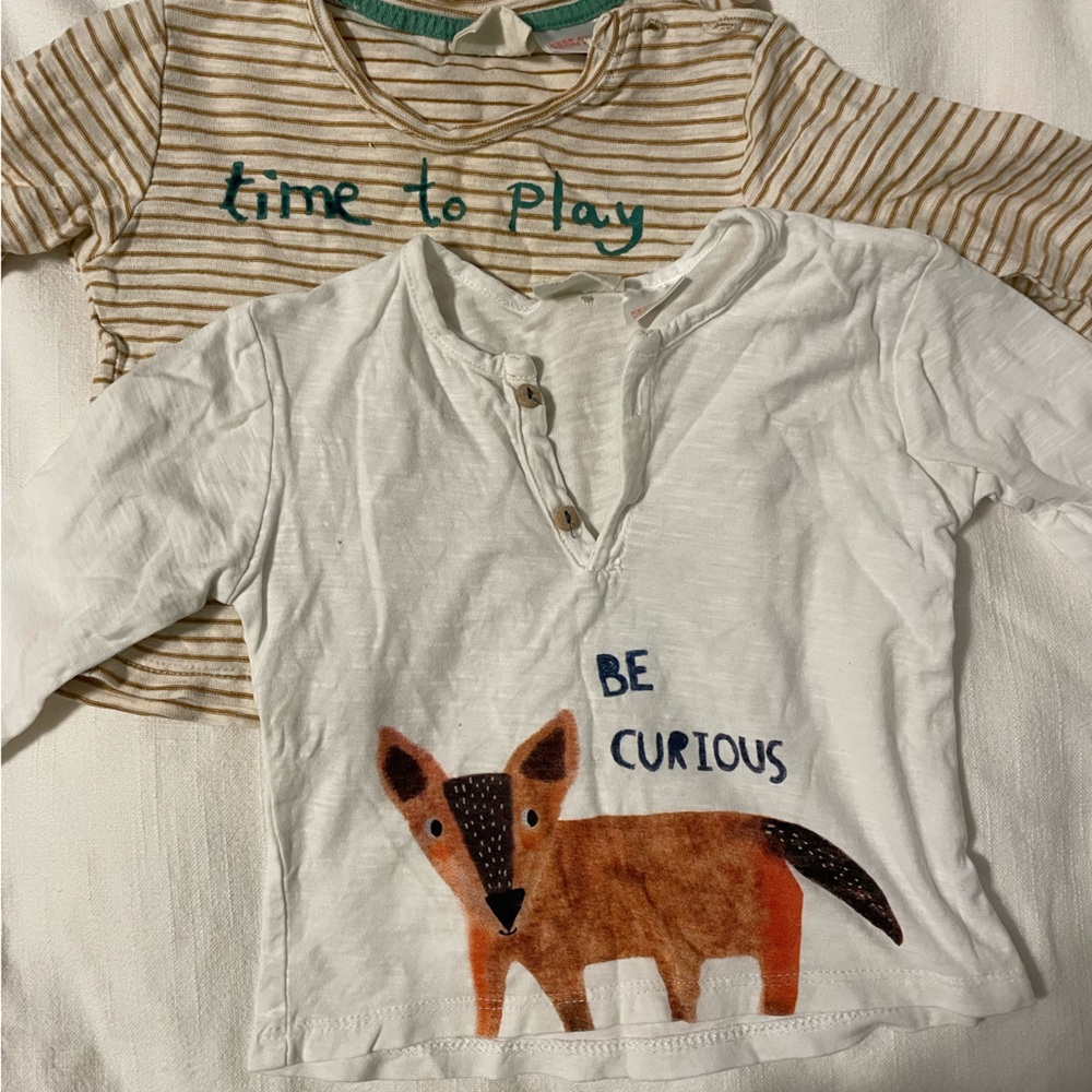 Bundle of two Zara long sleeve shirts